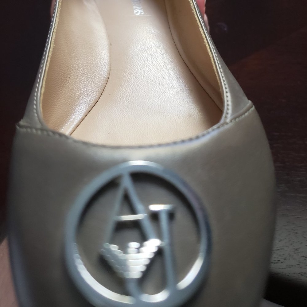 ARMANI JEANS Leather Flats - Picture 6 of 15